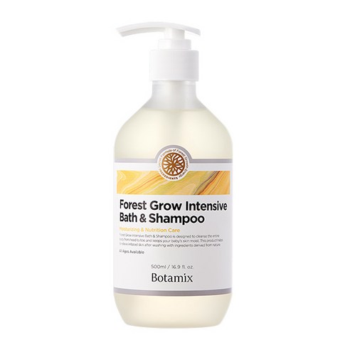 보타믹스 포레스트 그로우 인텐시브 바스 앤 샴푸, 500ml, 2개