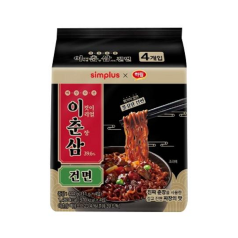 진짜 춘장을 사용한 이춘삼 짜장 건면 111g