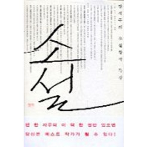소설(장석주의 소설창작 특강), 들녘