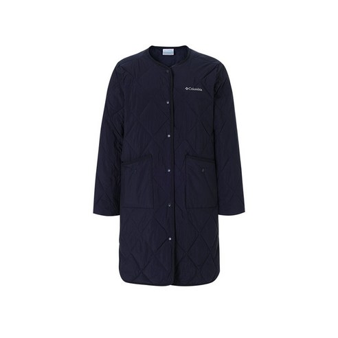 컬럼비아 롱퀼팅 점퍼 패딩자켓 네이비