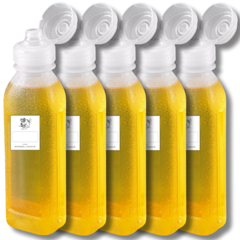 묻지 않고 흐르지 않고 소스통 5P + 방수스티커9종, 1개, 1.5L