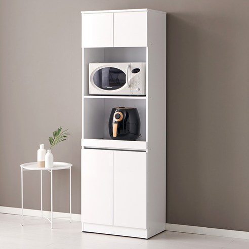 주방수납장 바로방가구 히트 1800 키큰 주방 밥솥 밥통 에어프라이어 전자렌지 수납장 렌지대, 화이트다크 Best Top3