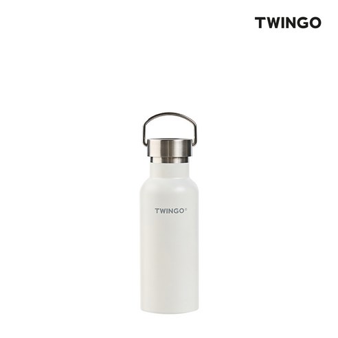 트윙고 듀얼 캡 보틀 500 보온병, 1개, 500ml, 웜 화이트