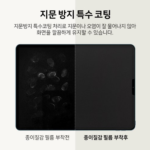 랩씨 소프트 스케치 필름: 아이패드 미니 화면에 최적의 보호와 종이질감을 제공