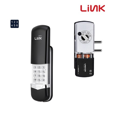 링크 샷시1 번호전용 커버형 샷시문도어락 디지털도어락 세로타입, 셀프설치