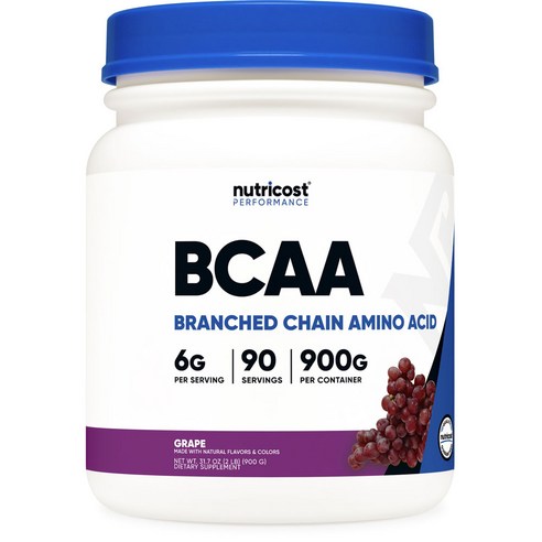 뉴트리코스트 BCAA 포도 맛, 900g × 1개, 900g, 1개
