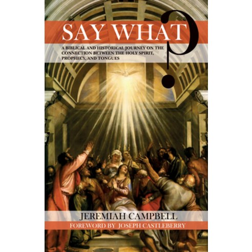 (영문도서) Say What?: A Biblical and Historical Journey on the Connection Between the Holy Spirit Proph... Hardcover, Wipf & Stock Publishers, English, 9781532647000