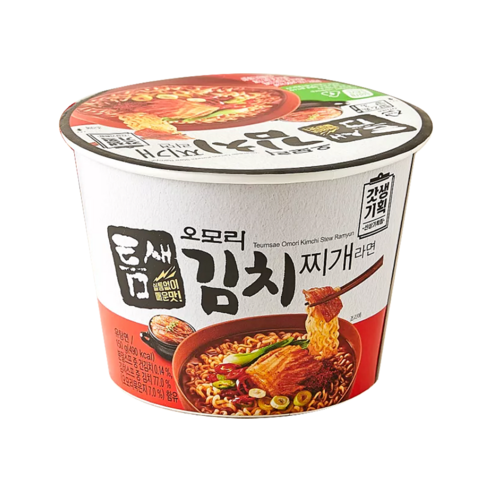 GS25 틈새라면 오모리 김치찌개라면 컵라면 150g