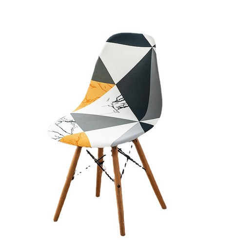 Elastic 의자 커버 Eames 의자 커버 북유럽 쉘 의자 커버 간단한 현대 식당 의자 커버, 심플한 스타일, 伊姆斯椅套常规款