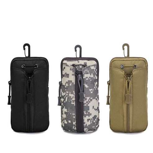 전술 파우치 Molle 물병 홀더 벨트 가방 허리 팩 액세서리 가방, 탄