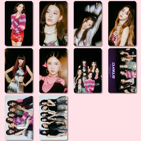 스테이씨 (STAYC) 굿즈 STEREOTYPE 미니앨범 1집 아이돌굿즈 포토카드 10장 11종 세트 모음, 세트6