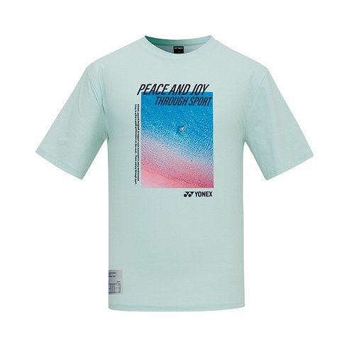 요넥스 221TS038U 공용 배드민턴 반팔 티셔츠 페일그린