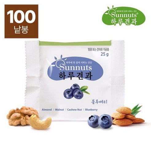 하루견과 블루베리, 25g, 100개