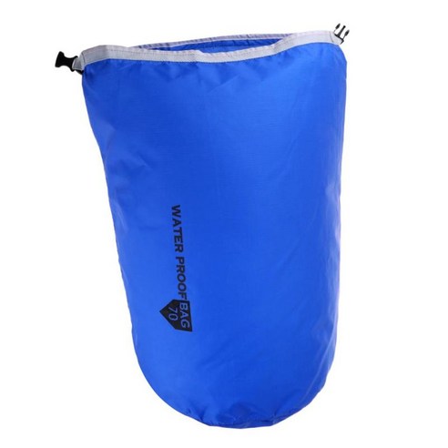방수 드라이 백 자루 - 해변 카약 낚시 캠핑용 10L/20L/40L/70L, 블루 70L, 210T 나일론