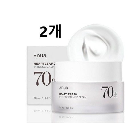 ANUA 아누아 어성초 70 인텐스 카밍 크림 50ml 50ml 1개, 50ml * 1개