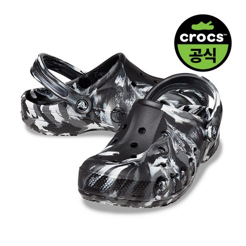 여름철 신발로 최적! 크록스 공용 베이아 마블 CLOG