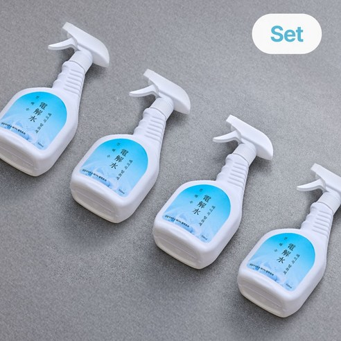 전해수 베이직 탈취제 500 ml, 4개, 500ml