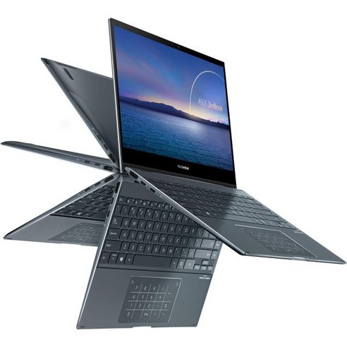 ASUS 아수스 ZenBook Flip 13 울트라 슬림 2in1 노트북 13.3인치 FHD 터치스크린 디스플레이 인텔 Core i71065G7 프로세서 16GB RAM 512