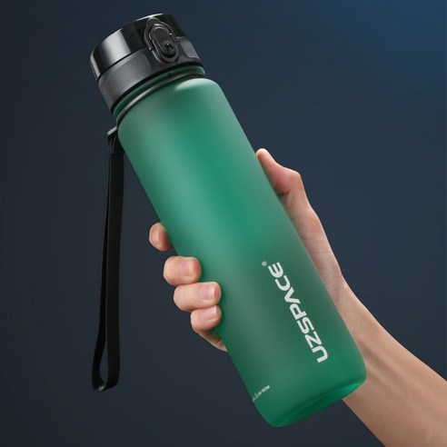 물병 500ML 1000ML BPA 무료 누출 방지 휴대용 음료 병 스포츠 체육관 친환경, 350ml, Bright Green
