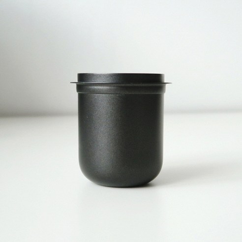 도징컵 림일체형 블랙 58mm ek43 커피디스트리뷰터 분쇄컵 Dosing Cup, 1개