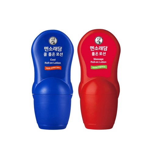 멘소래담 쿨 롤온 로션 파스 50ml + 핫 롤온 로션 파스 50ml, 1개
