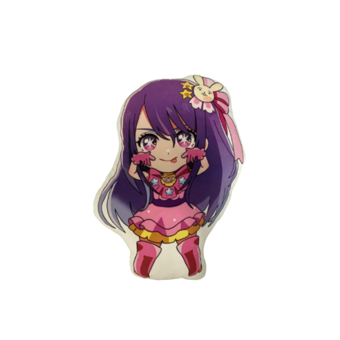 극세사 소재와 호시노 아이 디자인으로 힐링을 선사하는 애착인형쿠션