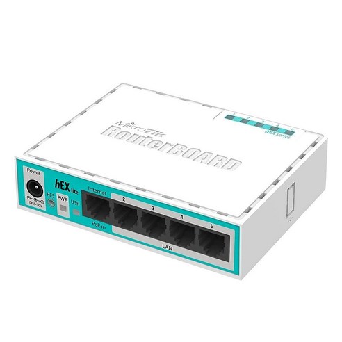 Mikrotik hEX lite 이더넷 LAN 화이트 유선 라우터 279470