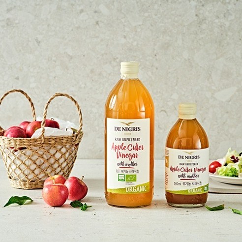 2154 데니그리스 유기농 사과식초 1L (이태리 발효식초), 850ml, 1개