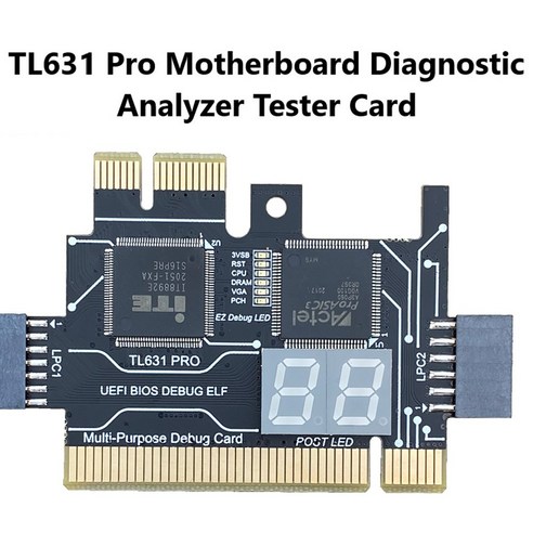 Lopbinte TL631 Pro 다기능 데스크탑 노트북 LPC-DEBUG 포스트 카드 PCI B, 1