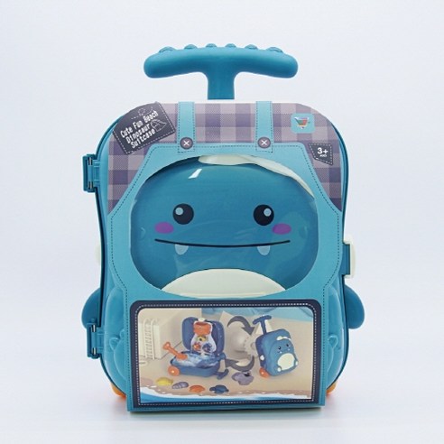 상상력과 즐거움이 가득한 공룡 오리 캐리어 모래놀이 장난감 세트!