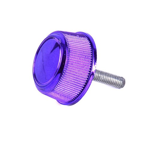 2pcs Fishing Reel Handle Grip Screws Nuts Golden/Silver Color Rocker Arm Screw Cap Tackle Accessorie, 하나, Purple