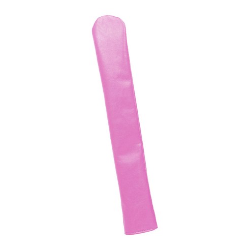 골프 정렬 스틱 커버 로드 홀더 33x5.8cm 최소 2개의 스틱에서 고정, 보라색, PU 가죽