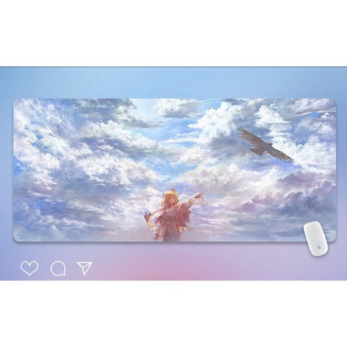 Literally sell 풍경도 게이밍장패드 책상 매트 아름답고 청결하며 두껍고 튼튼하며 내구성이 뛰어나 손목을 보호한다 장마우스패드 대형 마우스 패드, 15