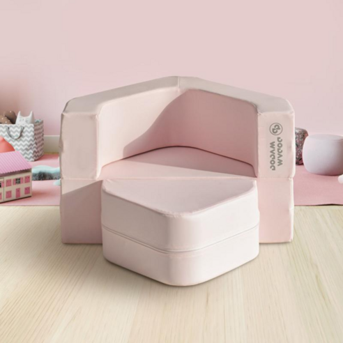 도담도담 아란 유아소파 아기쇼파, 벚꽃핑크