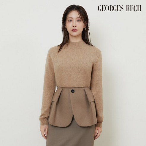 조르쥬 레쉬의 캐시미어 100 모크넥 니트로 안락함과 세련됨을 경험하세요.