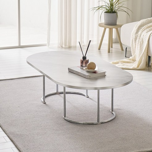 심플함과 실용성을 모두 갖춘 플레인 타원형 소파 거실테이블 1200, 지금 바로 만나보세요!