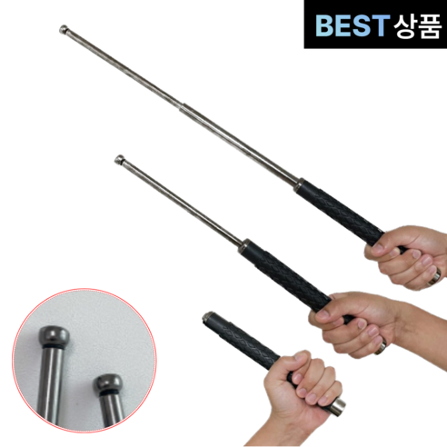 미아토 티타늄 초강력 삼단봉 고급형 호신용 경찰 3단봉, 1개