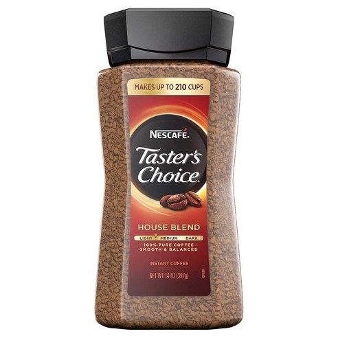 Nescafe Taster's Choice House Blend medium  Coffee14oz 미국 네스카페 테이스터스 초이스 하우스 인스턴트 커피 397그램