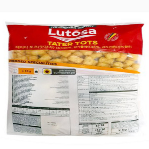 맛감자 테이터펍스 감자튀김 슈스 클링클 웨지, 맛감자2kg, 1개, 2kg