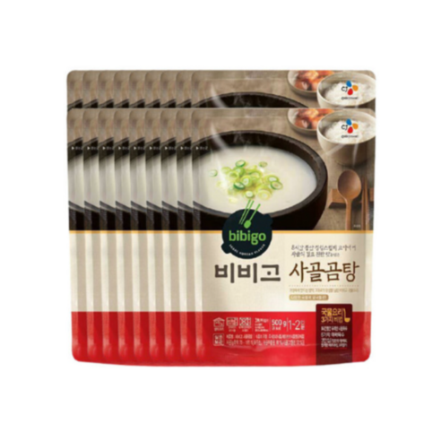 비비고 사골곰탕, 500g, 18개