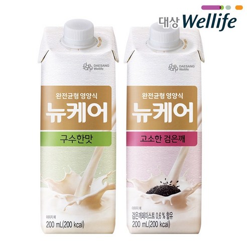 [대상웰라이프] 뉴케어 구수한맛 검은깨맛 200ml, 1개
