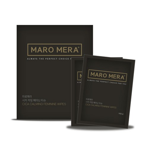 마로메라 시카 카밍 여성청결티슈 페미닌티슈, 75g, 1개