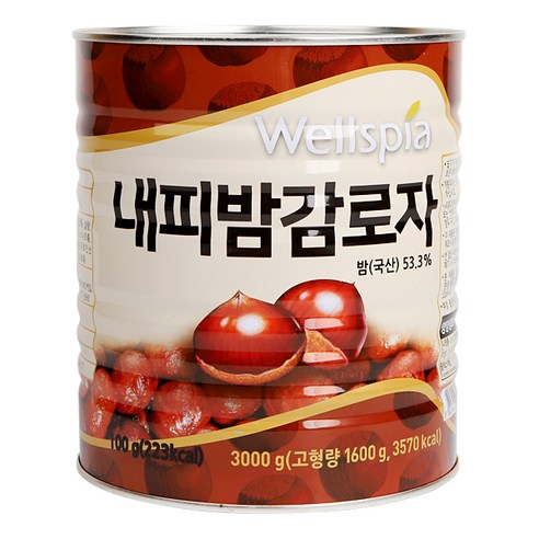 설정식품 웰스피아 내피밤감로자 3kg보늬밤, 1개, 3kg