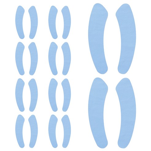 cottonpeko 붙이는 변기두껑 커버 극세사 변기시트 10P, 10개, 블루