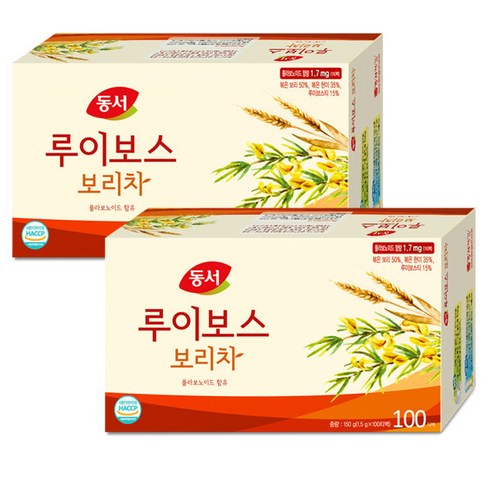 동서 메밀차 + 물티슈, 1.5g, 100개입, 2개