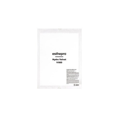 에스테프로 660하이드로벨벳 마스크, 10매입, 1세트