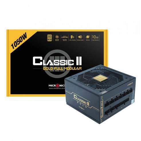 마이크로닉스 Classic II 1050W 80PLUS GOLD 230V EU 풀모듈러 ATX 파워