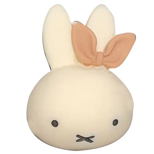 1PCS 수 지 만화 냉장고 마그네틱 스티커 아이스크림 곰 사탕 토끼 귀 비스킷 우유 병 마우스 도넛 냉장고 자석, 라이트 그레이, 하나
