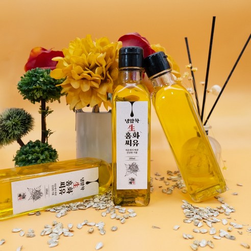 자연의 선물, 식품애착 냉압착 생 홍화씨 기름으로 뼈 건강을 지키세요!