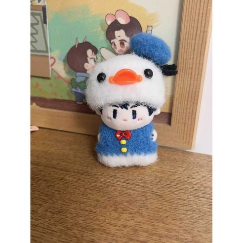 앙증맞은 인형에게 사랑과 개성을 더하는 수제 면 옷 세트